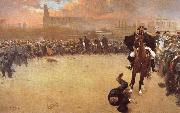 The Charge or Barcelona 1902 Ramon Casas